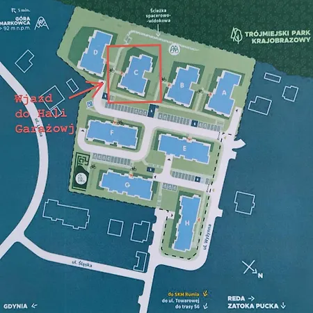 Widokowy Apartament Z Garazem W Rumi - Blisko Gdynia * Rumia